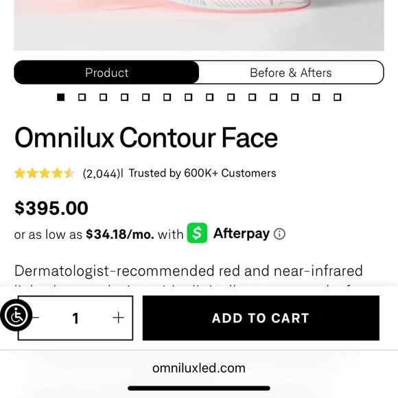 Omnilux Contour Face Mask - Picture 9 of 10